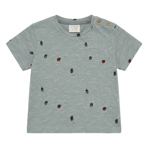 Zara Baby Boy's Grey Ladybug All Over Print T-Shirt | Zara In Lebanon