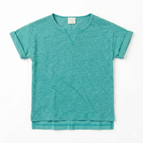Zara Baby Boy's Teal Relaxed Fit Cotton T-Shirt | Zara In Lebanon