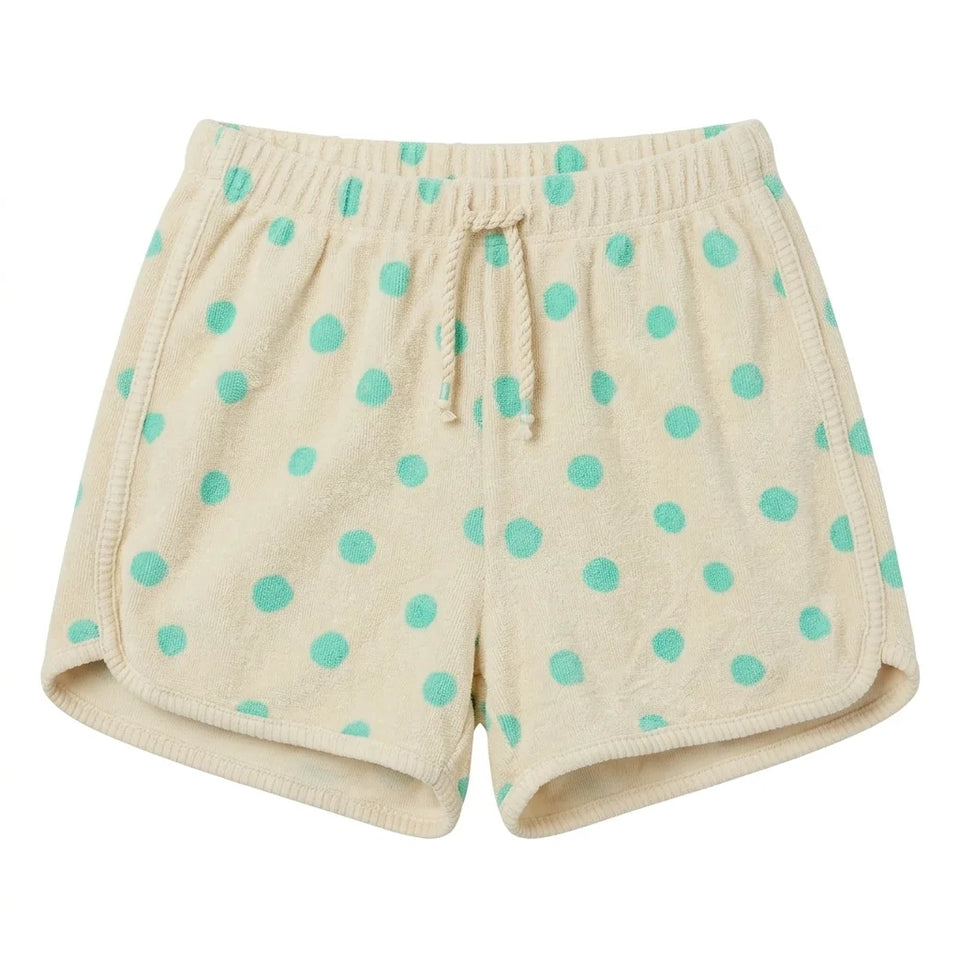 Zara Girl's Beige Polka Dot Short With Drawstring Waist | Zara In Lebanon