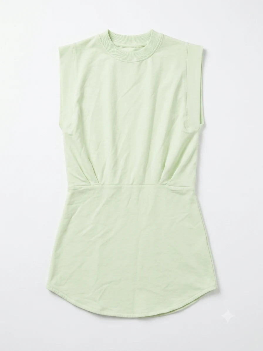Zara Girl's Light Green Sleeveless Dress | Zara In Lebanon