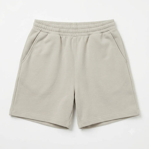 Emporio Armani Women's Light Beige Elastic Waist Shorts | Emporio Armani In Lebanon