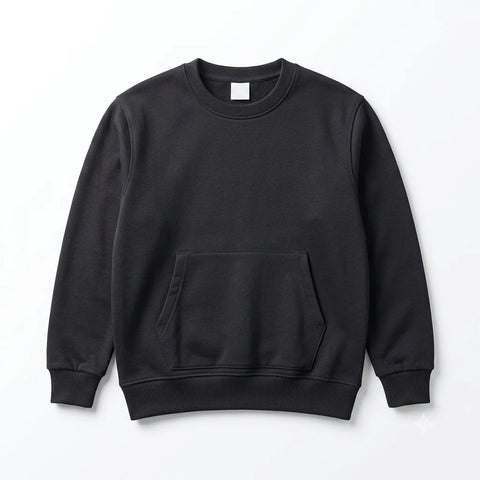 Zara Girl's Black Classic Pullover Sweatshirts | Zara In Lebanon