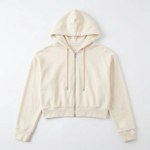 Oysho Women's Off White Cropped Jacket | Oysho In Lebanon