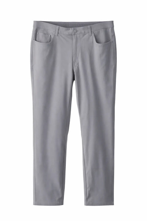 Greg Norman Men's Grey 4-Way Stretch 5-Pocket Tech Pant | Greg Norman In Lebanon