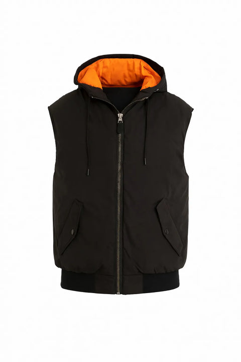 Zara Men's Black Zippered Vest | Zara in Lebanon