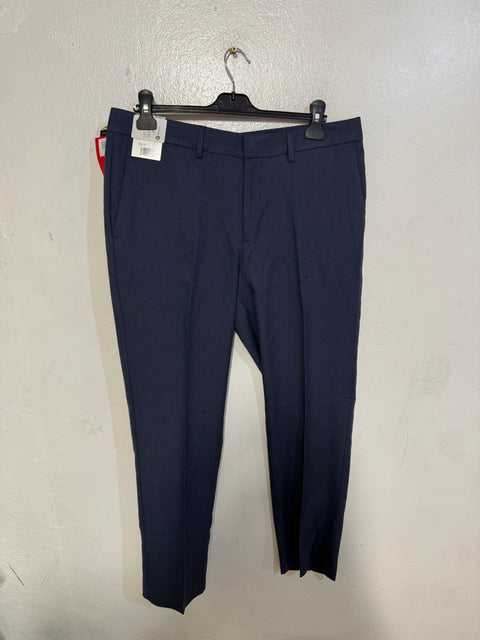 Haggar Men's Navy Comfort Performance Flex Waistband Trouser | Haggar In Lebanon