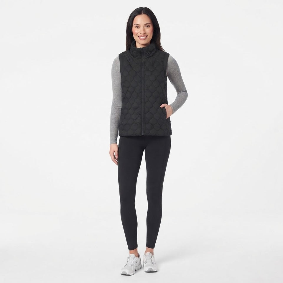 Kirkland Signature Women's Black Quilted Puffer Vest