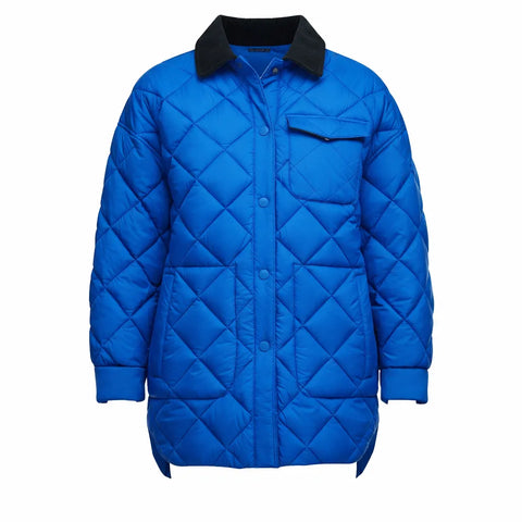 Calvin Klein Jeans Women's Blue Puffer Buttoned Jacket | Calvin Klein Jeans in Lebanon