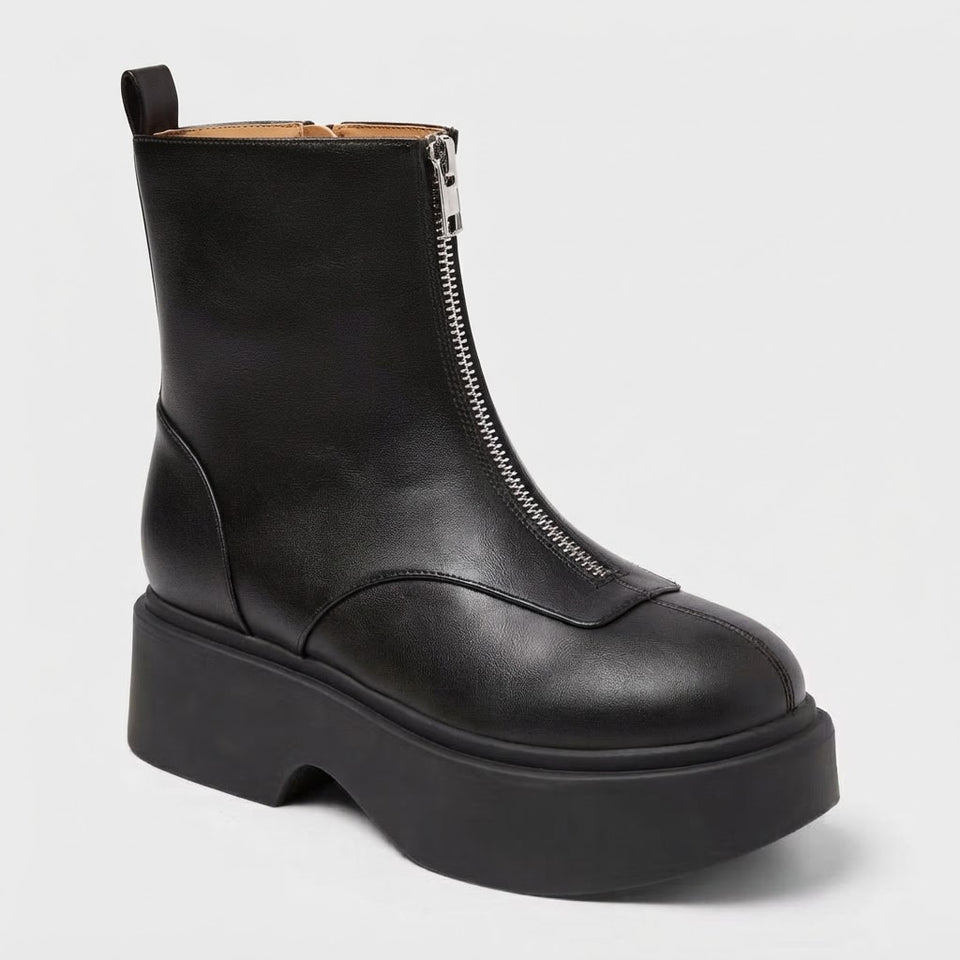 Wild Fable Women's Black Honor Ankle Combat Boots