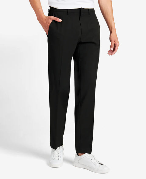 Kenneth Cole Reaction Men's Black Modern Fit Trousers | Kenneth Cole Reaction In Lebanon