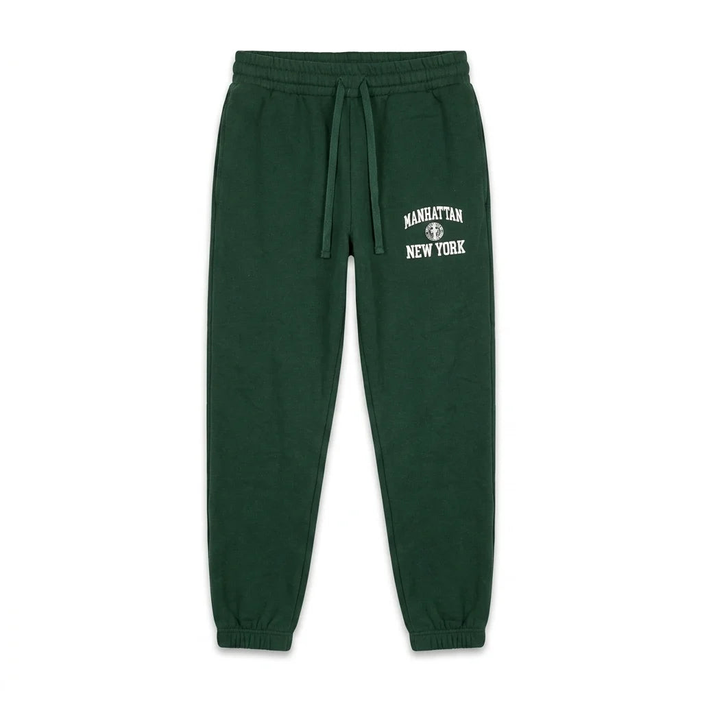 Zara Women's Dark Green Manhattan New York Sweatshirt And Pant Set | Zara In Lebanon