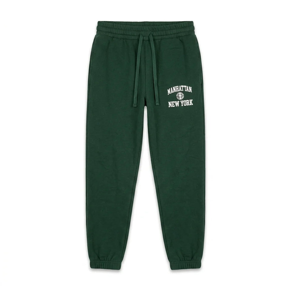Zara Women's Dark Green "Manhattan New York" Jogger Pant | Zara In Lebanon