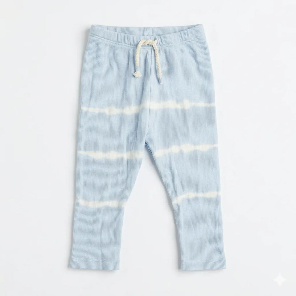 Zara Girl's Light Blue Ribbed Tie-Dye Legging | Zara In Lebanon