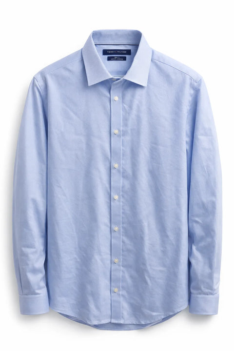 Tommy Hilfiger Men's Light Blue Slim Fit Stretch Shirt | Tommy Hilfiger In Lebanon