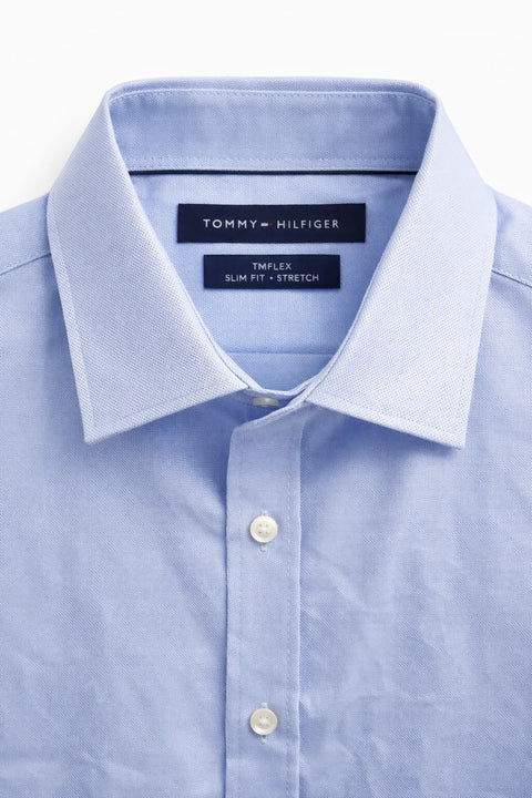 Tommy Hilfiger Men's Light Blue Slim Fit Stretch Shirt | Tommy Hilfiger In Lebanon