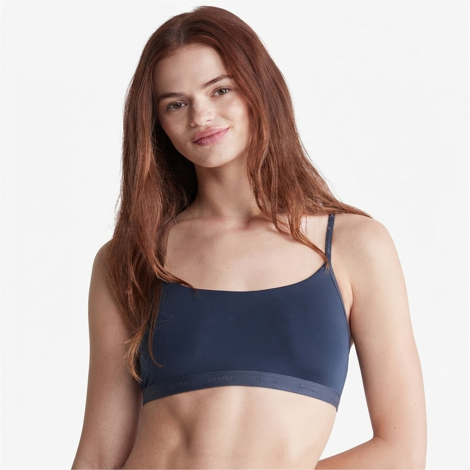 Calvin Klein Women's Navy Form To Body Unlined Bra