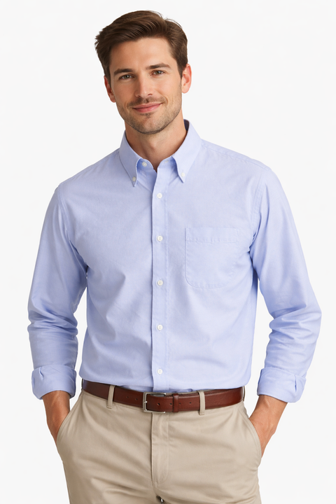 Tommy Hilfiger Men's Light Blue Flex Slim Fit Shirt | Tommy Hilfiger In Lebanon