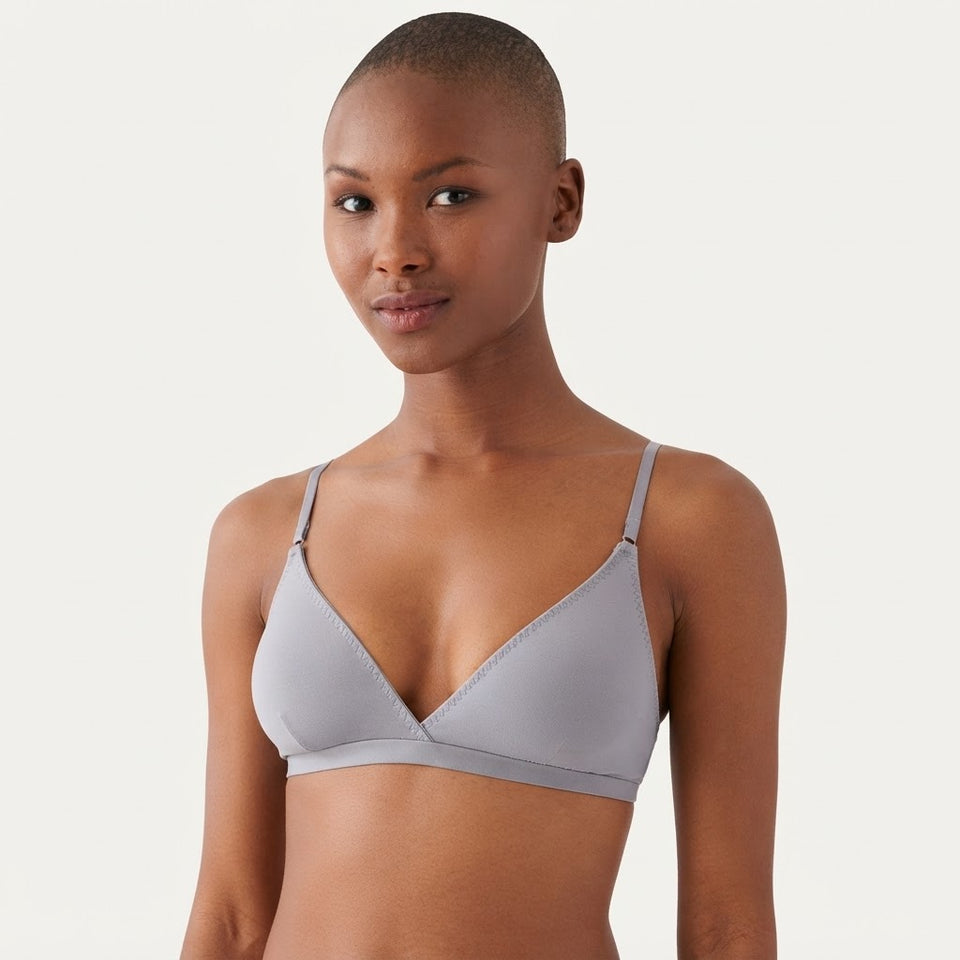 B.tempt'd Women's Grey-Silver Seamless Bra
