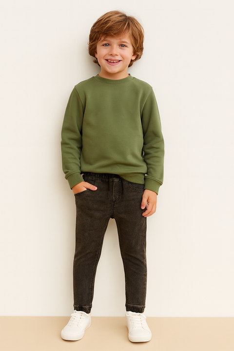Terranova Boy's Washed Black Slim Jeans | Terranova In Lebanon