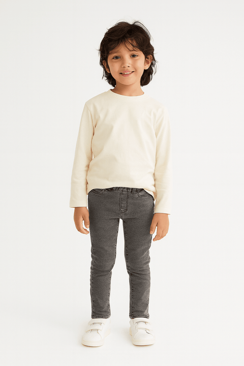 Terranova Boy's Washed Black Slim Jeans | Terranova In Lebanon