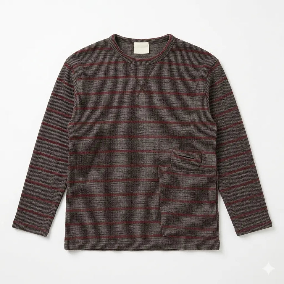 Zara Baby Boy's Brown Striped Pocket Blouse | Zara In Lebanon