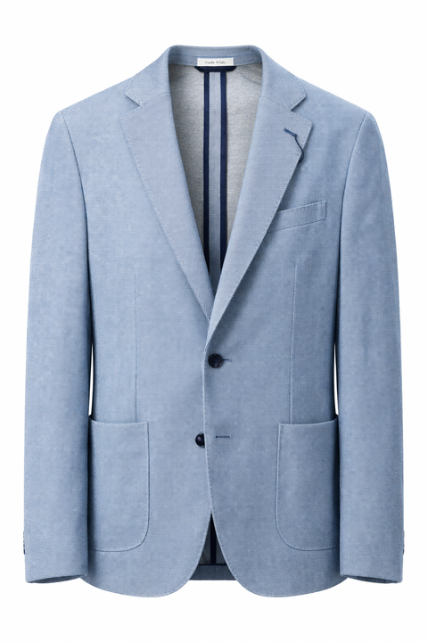 Bar III Men's Navy Micro Zig Zag Slim-Fit Stretch Blazer |Bar III In Lebanon