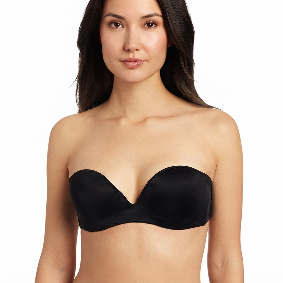 Carnival Women's Black Seamless Underwire Push-Up Bra