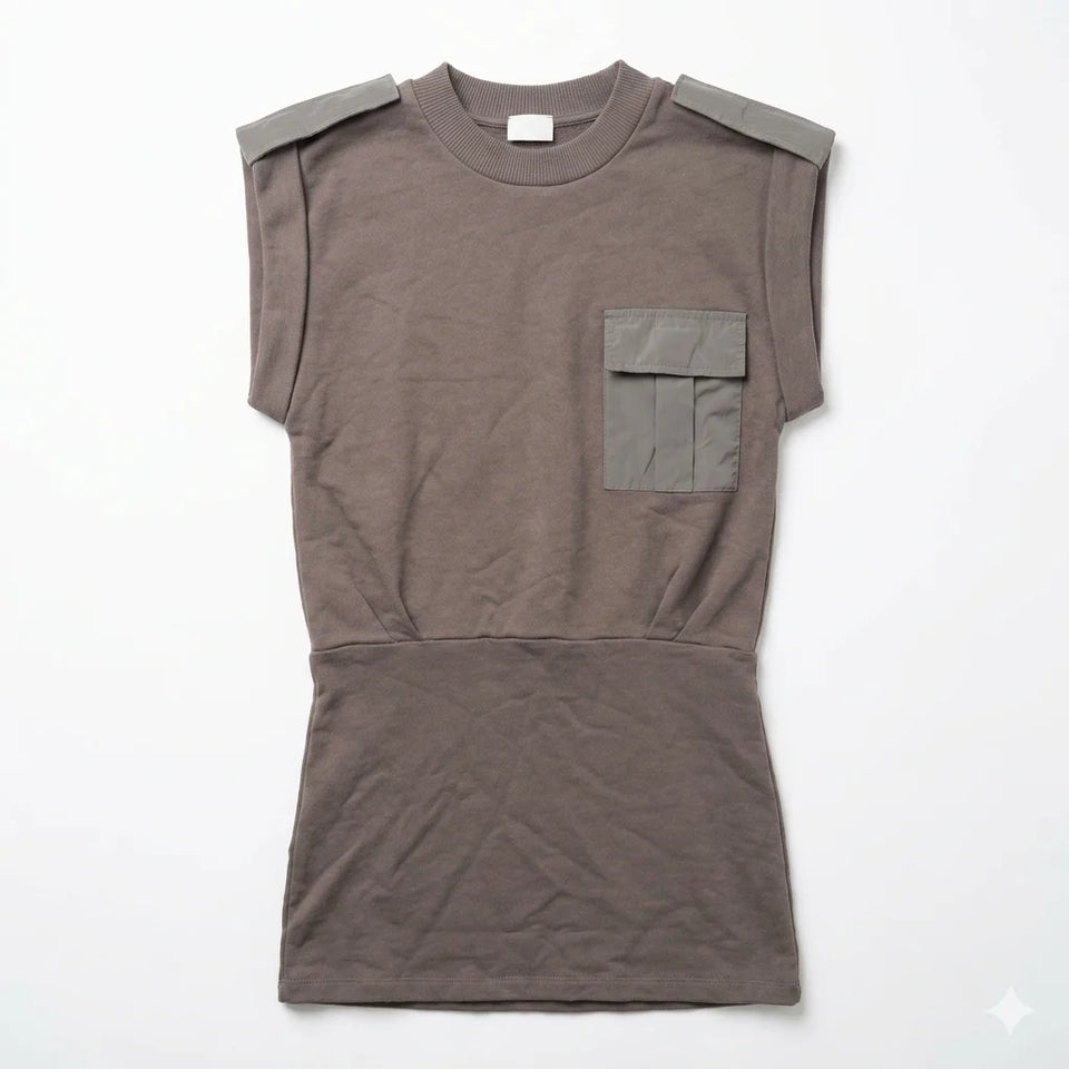 Zara Girl's Brown Short Sleeves Pocket Dress | Zara in Lebanon