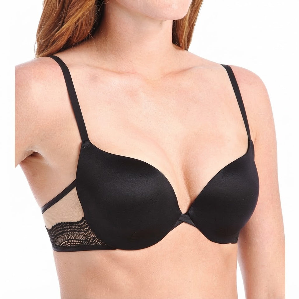 Calvin Klein Women's Black Naturals Seamless Logo Band Bra