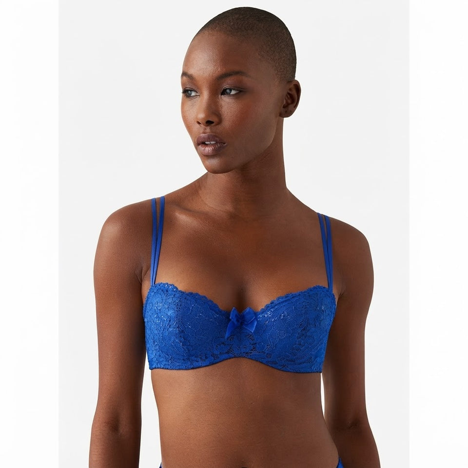B.tempt'd Women's Royal Blue Lace Ciao Bella Bra