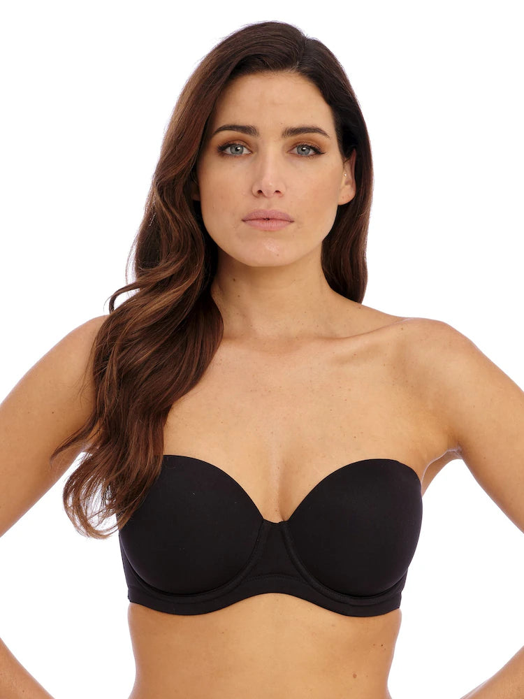 Wacoal Women's Black Solid Strapless Carpet Bra