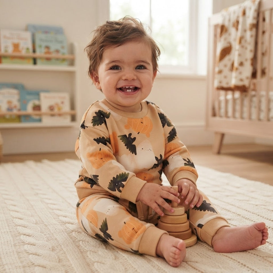 Sinsay Baby Boy's Multicolor All Over Printed Pajama Set