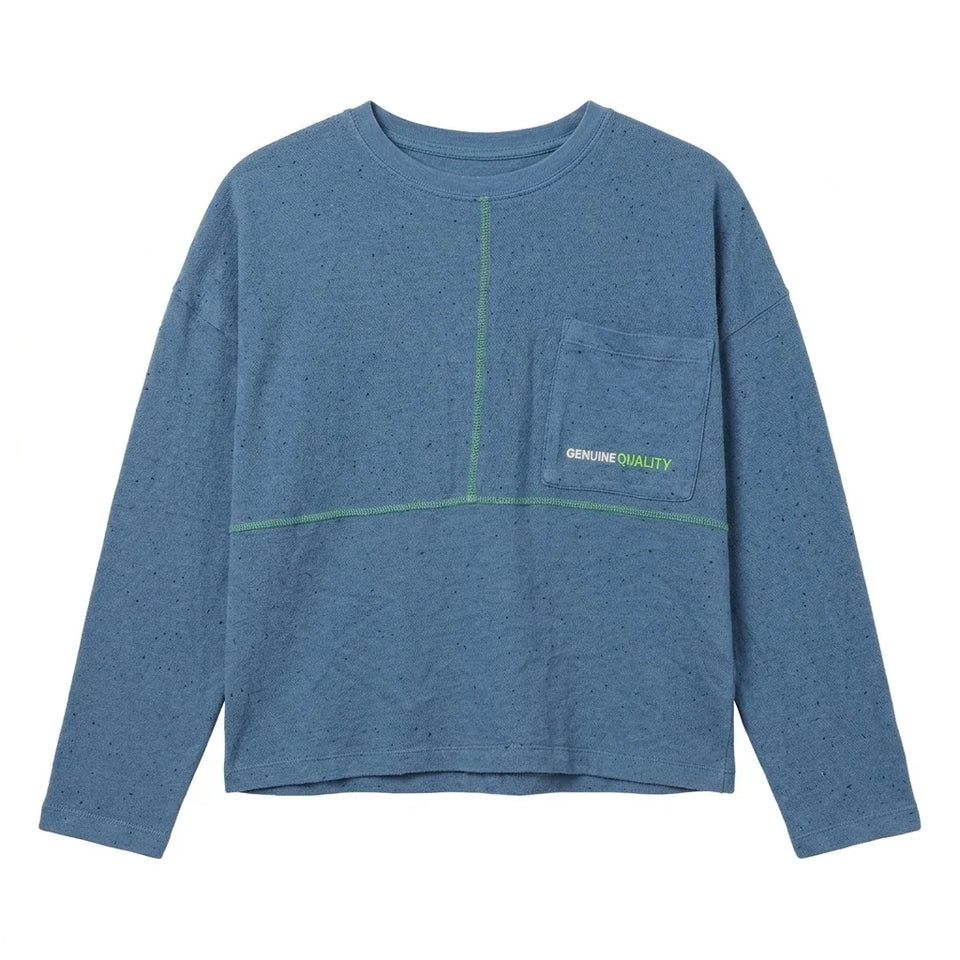Zara Boy's Blue Chest Pocket Long Sleeve Blouse | Zara In Lebanon