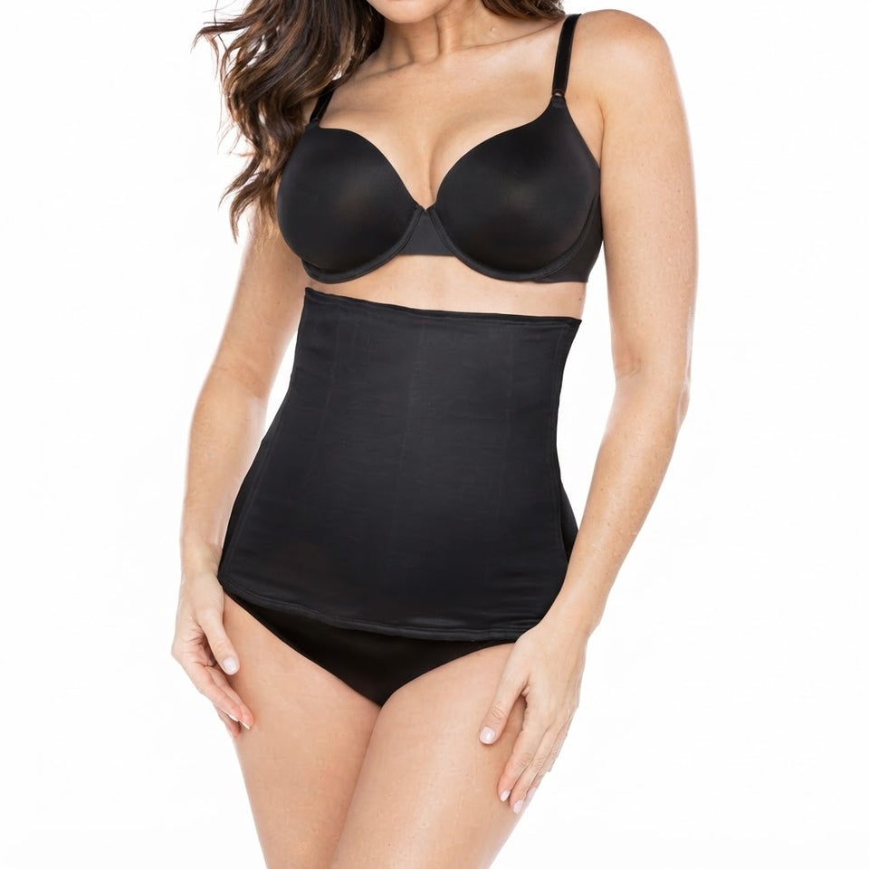 Miraclesuit Women's Black Extra Firm Flexible Waist Cincher Shapewear