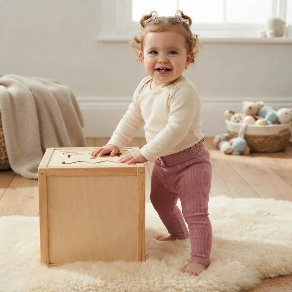 Sinsay Baby Girl's Pink Ribbed Leggings