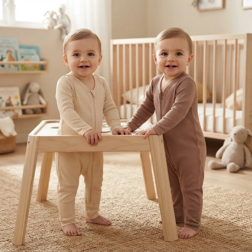 Sinsay Baby Boy's Beige & Brown Pack Of 2 Long-Sleeves Overalls