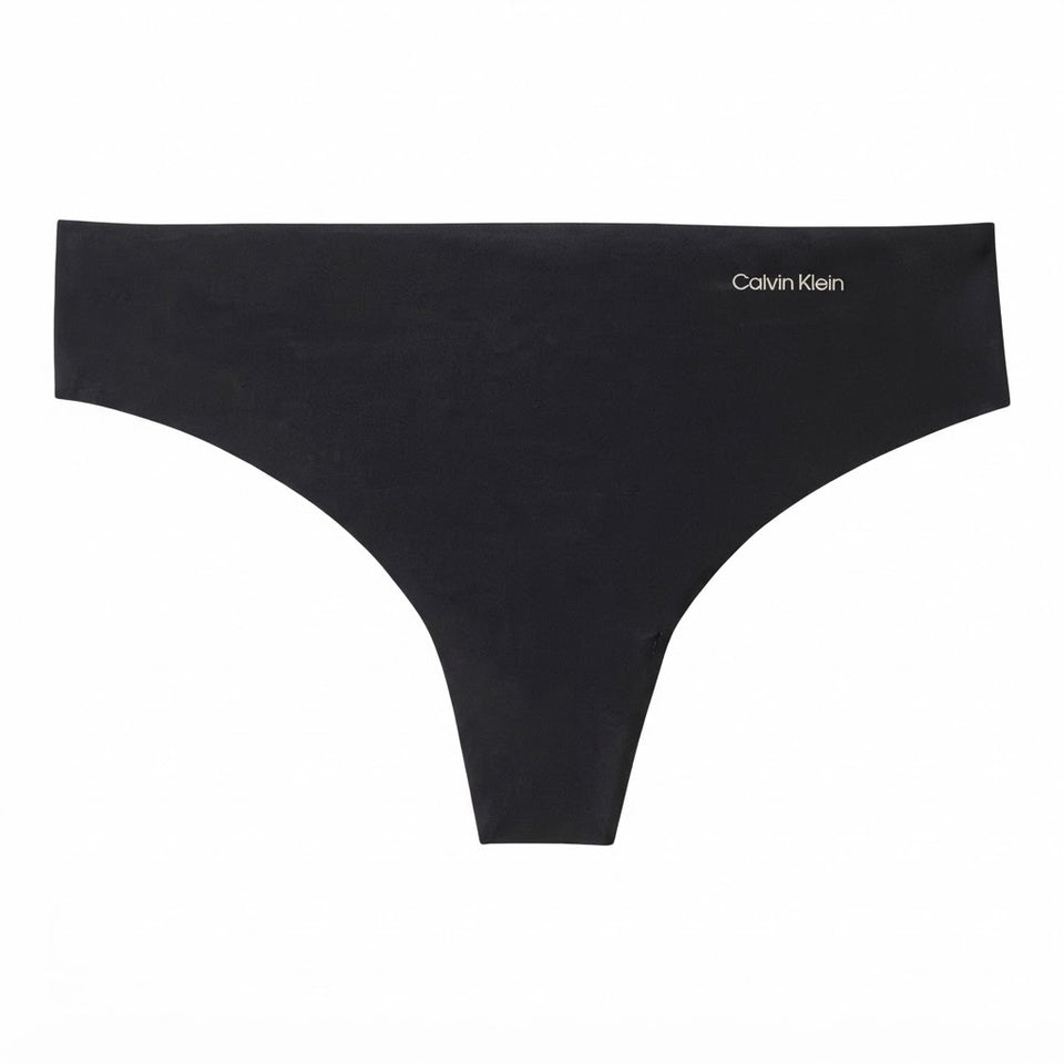 Calvin Klein Women's Black Invisible Smooth Thong Briefs