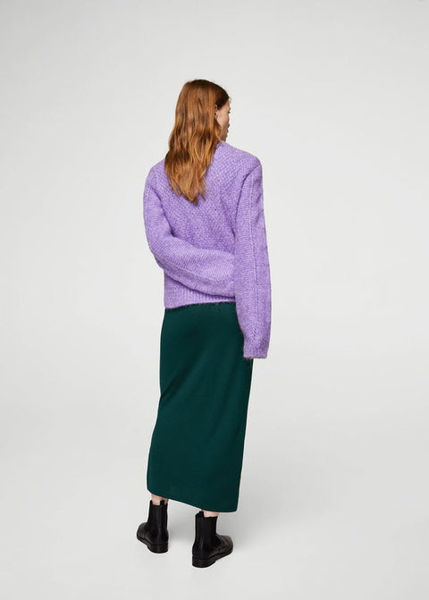 Mango Women's Dark Green Skirt |Mango In Lebanon
