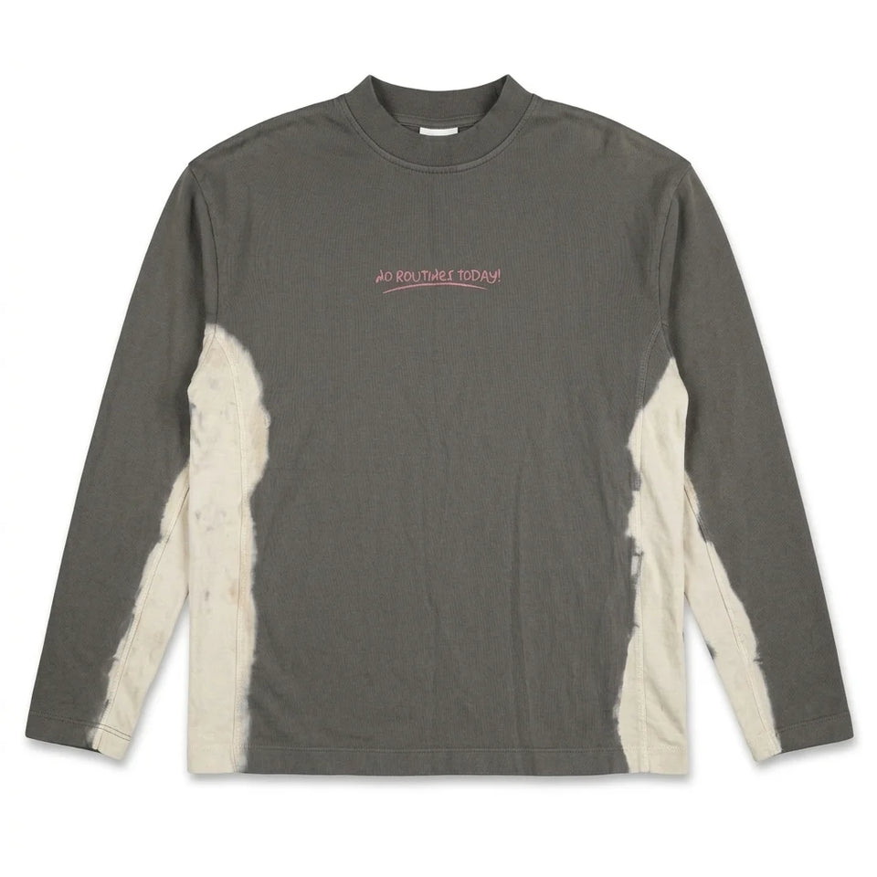 Zara Boy's Khaki/Grey "No Routines Today" Print Long Sleeve Blouse | Zara In Lebanon