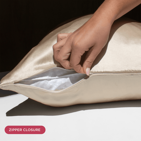 Night Beige 100% Mulberry Silk King Pillowcase | Night In Lebanon