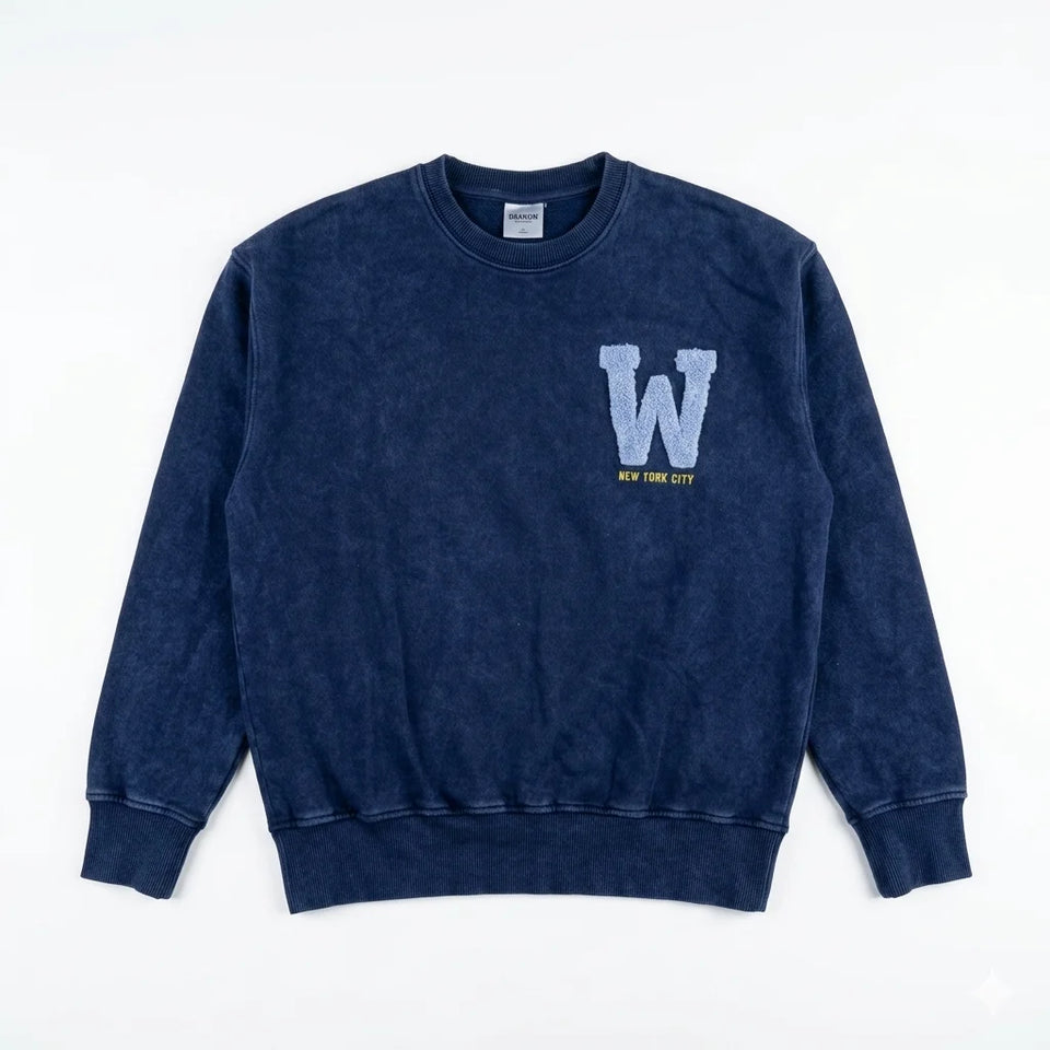 Zara Boy's Navy "W New York City" Sweatshirt | Zara In Lebanon