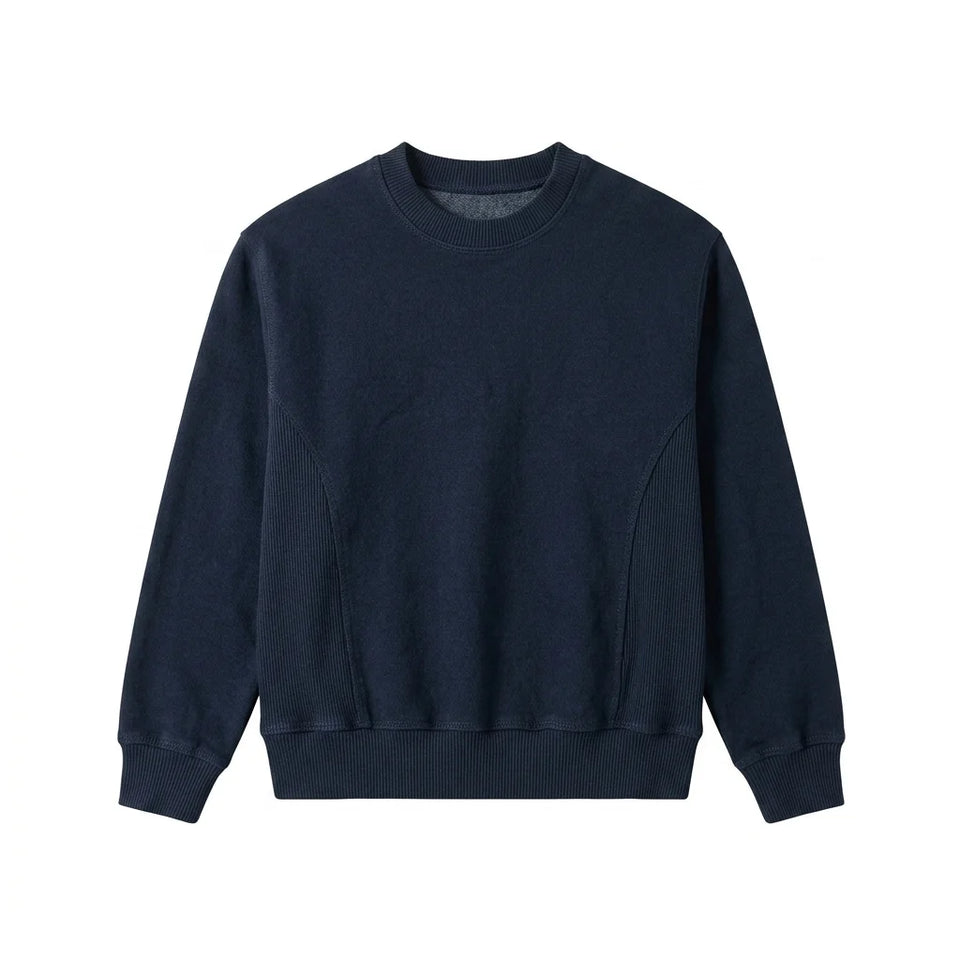 Zara Boy's Navy Plain Crew Neck Sweatshirt | Zara In Lebanon