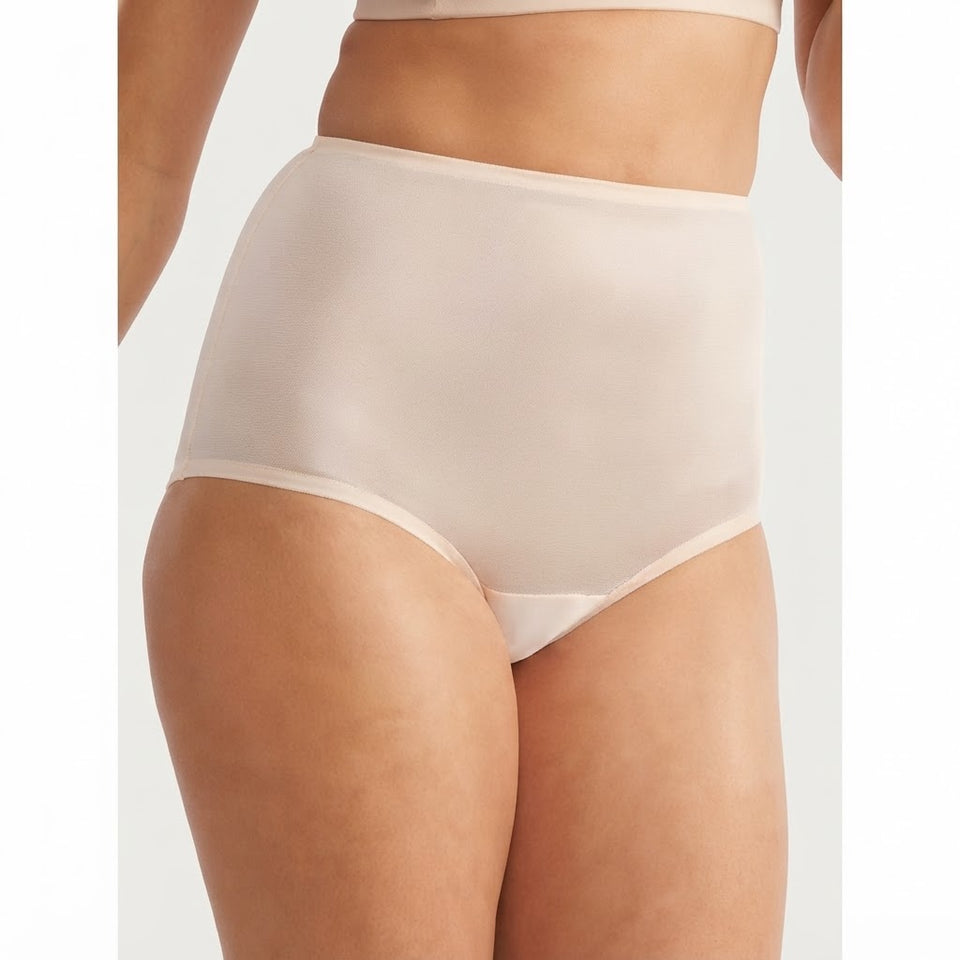 Vanity Fair Women's Nude Pack Of 3 High-Waiste Cotton Briefs