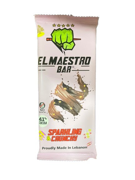 El Maestro Sparkling & Crunchy Chocolate Bar 60g | El Maestro In Lebanon