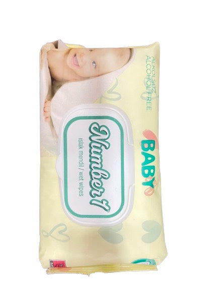 Number 1 Baby Wet Wipes 90 Pcs  | Number 1  In Lebanon