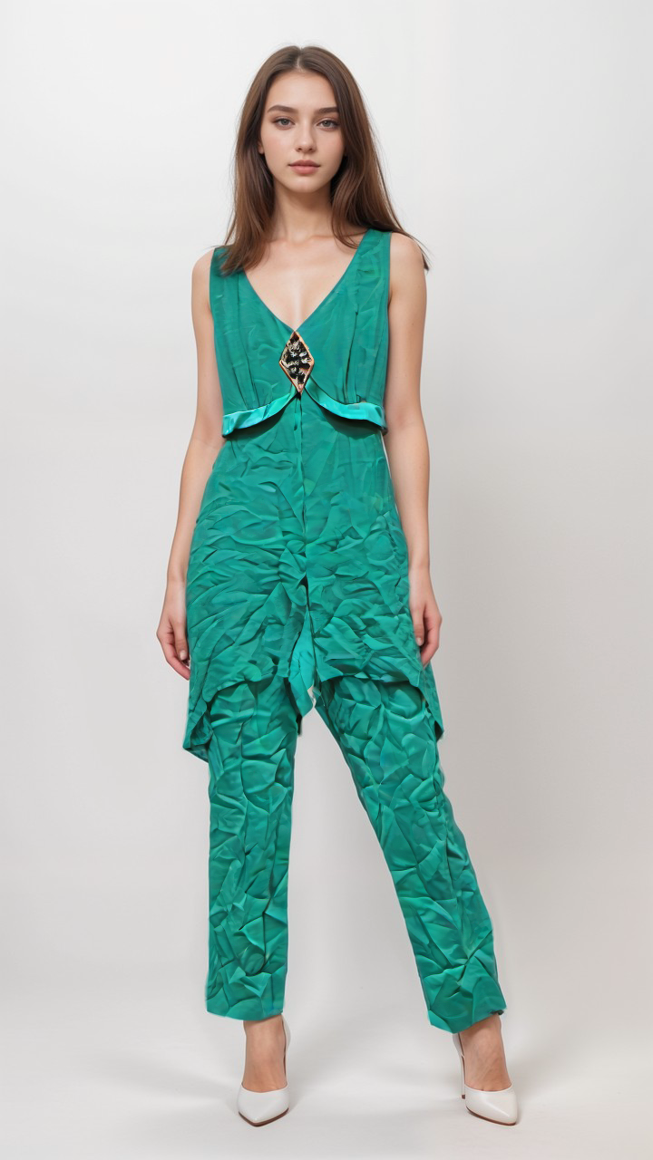 Luisa Spagnoli Women's Green Jumpsuits LMA3