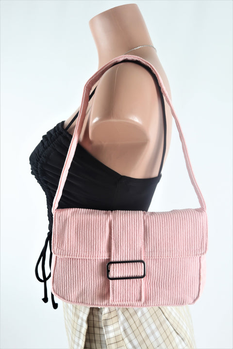 Forever 21 Women's Pink Velvet Shoulder Bag |Forever 21 in Lebanon