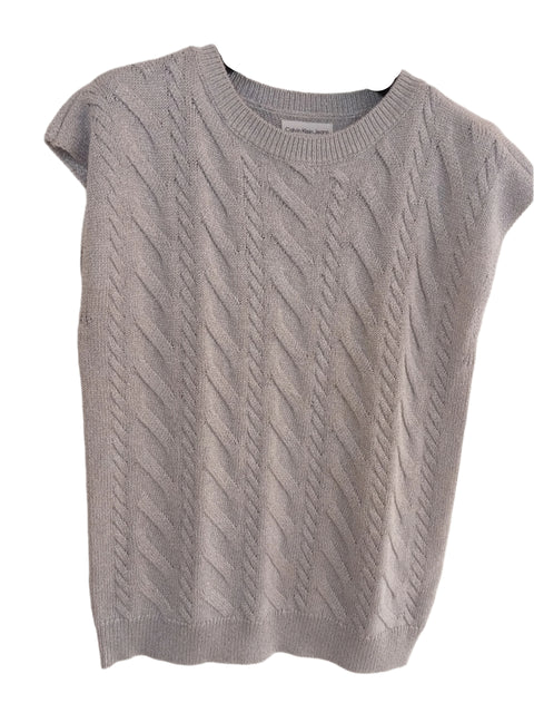 Calvin Klein Women's Gray Sleevless Blouse | Calvin Klein In Lebanon
