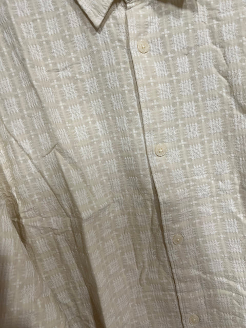 Jack & Jones Men's Beige Long Sleeve Button-Down Shirt | Jack & Jones In Lebanon