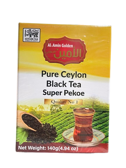 Al Amin Golden Pure Ceylon Black Tea Super Pekoe 140g